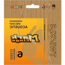 MarkEntegra Uzun Ömürlü Phosphor Bronze Akustik Gitar Teli 10-47