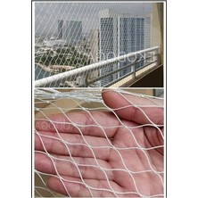 MarkEntegra Balkon Filesi 5x6 Metre, Kuş ve Kedi Önleme Ağı