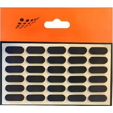 MarkEntegra Darbe Ses Kapı Stoperi - Yapışkanlı Keçe, 22 Mm, 30'lu Paket