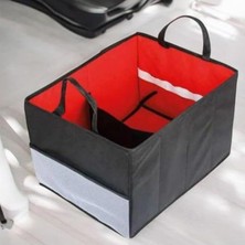 MarkEntegra 37X30X24 cm Boyutunda Araç Bagaj Düzenleyici, Cırtlı ve Kaydırmaz Tabanlı