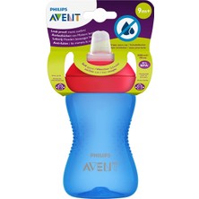 Renas Store Philips Avent Yumuşak Uçlu Alıştırma Bardağı, 9 Ay, 300 Mililitre, Mavi, SCF802/01
