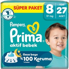 Renas Store Prima Aktif Bebek Süper Paket 8 Beden 27 Adet