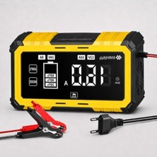 MarkEntegra 12V-16A / 24V-8A Akıllı Hızlı Akü Şarj Cihazı, Lifepo4 ve Jel Destekli