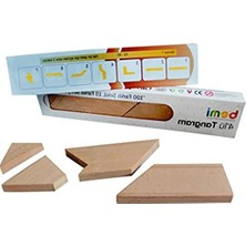 MarkEntegra Tangram Ahşap Yapboz Oyunu, Yaratıcı Düşünmeyi Geliştirir