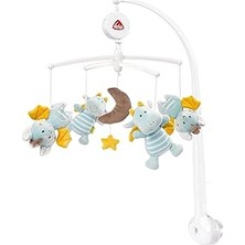 Renas Store Fehn Müzik Mobil Küçük Kale - Sevimli Hayvanlarla Bebek Uyku Yardımı - Bebek Mobil Müzik Kutusu Melodi - 0-5 Ay Arası Bebekler Için Bebek Yatağı Oyuncak