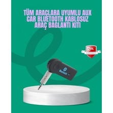 Hace Bazaar Taşınabilir Bluetooth Aux Araç Müzik ve Konuşma Kiti