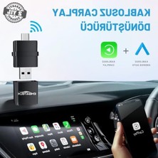 MarkEntegra Kablosuz Android Auto ve Carplay Adaptörü, Araç Içi Kullanım Için