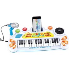 MarkEntegra Müzik Eğlencesi: 45 cm Elektronik Org ve Mikrofon