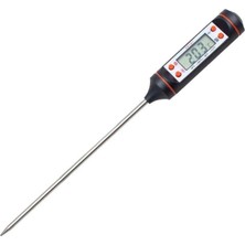 Renas Store Dijital Cep Tipi Daldırmalı Termometre, -50°c ile +300°C Ölçüm Aralığı, 0.1°c Çözünürlük, LCD Ekran, Otomatik Kapanma, 1 Saniye Hızlı Ölçüm, Mutfak ve Laboratuvar Için
