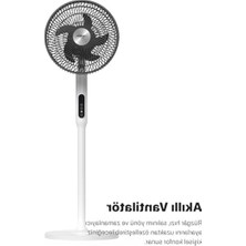 MarkEntegra Xenon Smart Akıllı Vantilatör | 60W Mobil Kontrol Wifi Kumandalı 3 Kademeli Sessiz Ayaklı Vantilatör X7430          [enerji Sınıfı A++]