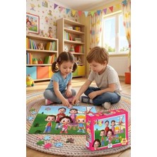 MarkEntegra Çocuklar Için 100 Parça 34X24 cm Lisanslı Puzzle Seti