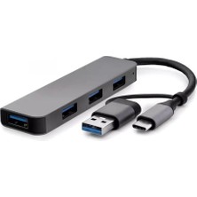 Netojen NT-227 4 Port Type-C + USB 3.0 Hub