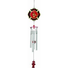 Renas Store Spoontiques Firefighter Wind Chime