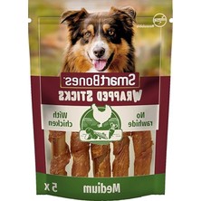MarkEntegra 5'li Tavuk Sargılı Medium Stick Köpek Ödülü, Doyurucu Ikram