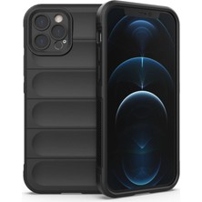 The Gencoo Iphone 12 Pro Kılıf Optimum Silikon - Siyah