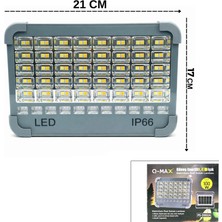 Shopwave IP66 Güneş Enerjili LED Işık Solar Projektör - Powerbank Çakarlı Kamp - Dış Mekan PS-D002A (5047)