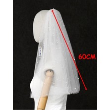 Incili Gelin Kolluk+ Incil Gelin Duvak 80 cm Inci Gelin Duvak Gelin Uzun Duvak 60