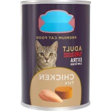 MarkEntegra Yetişkin Kediler Için Tavuk Etli 400 gr Pate Konserve Mama