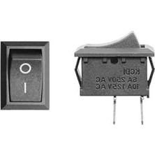 MarkEntegra Alkatronik 2 Pin On Off Anahtar Switch Mini Buton 5A 220V Ac 10A 125V Kcd1