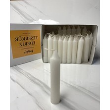 MarkEntegra 10 cm Uzunluğunda 40 Adet Bakkal Mumu, Doğal ve Kullanışlı