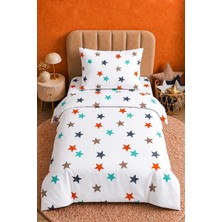 More Home Müslin Bebek Nevresim Takımı | %100 Pamuk | Yıldız Desen