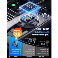 MarkEntegra Bluetooth Fm Transmitter, 81W, Hızlı Şarj Özellikli
