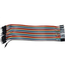 MarkEntegra 40 Adet Erkek-Erkek Jumper Kablo, 20 cm