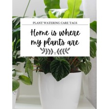 Renas Store Independently Published Plant Watering Reminder Label Instructions: Book Of Cut Out Labels - Write Plant Care Instructions For Your Plant Sitters While You're Away