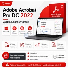 Adobe Acrobat Pro Dc 2022 Dijital Lisans