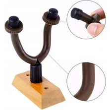 MarkEntegra Ahşap Gitar Askı Seti, 2 Adet, Duvara Monte Edilebilir