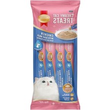 MarkEntegra Kedi Ödülü Krema - Tavuk ve Keçi Sütü Aromalı (4 x 15 Gr)