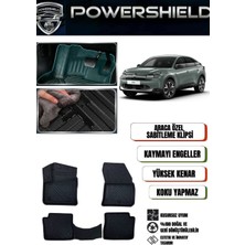 POWERSHIELD  Citroen E-C4 2022 ve Sonrası Uyumlu Araca Özel Premium 5D Havuzlu Oto Paspas Takımı