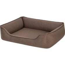 MarkEntegra Kahverengi Köpek Yatağı M 60X75CM