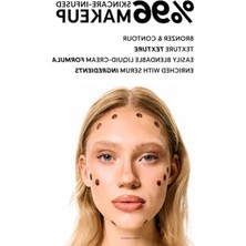 MarkEntegra Likit Bronzer - Kontür Nötr Kahve, Işıltılı Yüz Şekillendirici