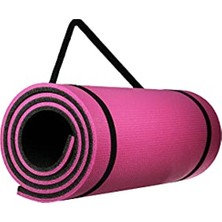 MarkEntegra 180CM Uzunluğunda Pembe Siyah Pilates Matı