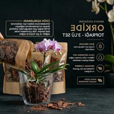 MarkEntegra Organik Orkide Toprağı - 3 Lt, %100 Doğal Çam Kabuğu Içerir