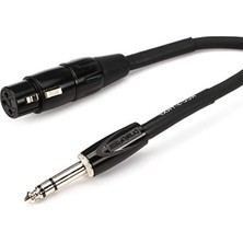 MarkEntegra Siyah Ara Bağlantı Kablosu, 1/4 Inç Trs - Xlr, 3 Fit