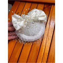 Fascinator Vualet Nikâh Şapkası Kadın Davet Mezuniyet Kokteyl Balo Yılbaşı Saç Aksesuarı