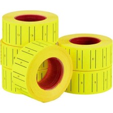 Popüler Sepet Sarı Etiketi - 12X21 mm - Rulo