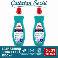 Vatan Çamaşır Deterjanı Arap Sabunu Etkili 2 Adet 1500 ml