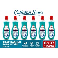Vatan Çamaşır Deterjanı Arap Sabunu Etkili 6 Adet 1500 ml