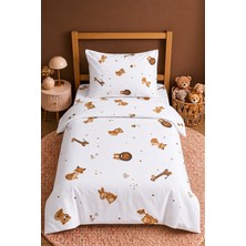 More Home Müslin Bebek Nevresim Takımı | %100 Pamuk | Safari Desen