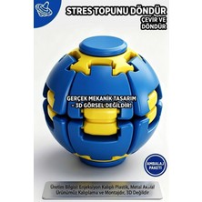 DMC Bas Çevir Döndür Mekanik Fidget Oyuncak – Dönüşebilen Stres Topu ve Puzzle Çarkı Toptankarıık Rek