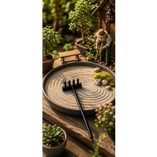 Novatech İnovasyon Mini Zen Bahçesi Tırmık, Minyatür Zen Tırmığı Zenbahçesi Aksesuarı