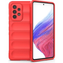 Magicool Samsung Galaxy A53 5g Kılıf Optimum Silikon - Kırmızı