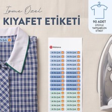 Mühürce Kıyafet Isim Etiketi Isme Özel Ütü Ile Yapışan Dikişsiz 90 Adet (45X10 Mm) Aslan