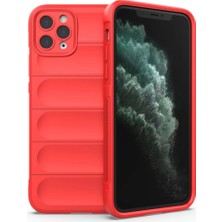 Magicool Iphone 11 Pro Max Kılıf Optimum Silikon - Kırmızı