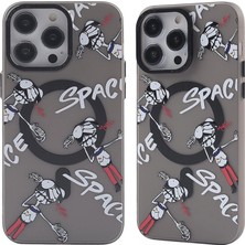 Magicool Iphone 13 Pro Kılıf Apollo Magneticsafe Desenli Kapak - Apollo Siyah - 3