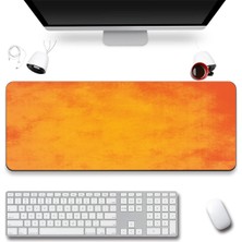 Sonictouch Klavye Mousepad 40X90CM Dikişsiz Pürüzsüz Sıvı Geçirmez Kaymaz Taban Gün Batımı Dokusu