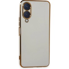 Magicool Vivo Y17S Kılıf Volet Silikon - Beyaz